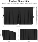 5-Piece Car Window Privacy Shade Kit - Image 2