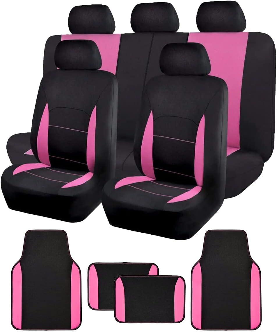 61IafRaXPZL._AC_SL1200_.jpg Car Seat Cover and Floor Mat Combo Set - Image 1