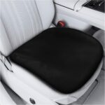 Faux Fur Car Seat Cushion, Warm Winter, Black