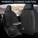 Faux Leather Car Seat Covers, Two-Tone Style - Image 2