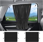 2-Piece Stretchable Car Window Sun Shades
