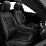 Waterproof Faux Leather Car Seat Covers, Airbag Compatible