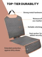 Premium Child Car Seat Protector, Waterproof Scratch Resistant - Image 2