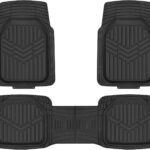 3-Piece Heavy Duty Rubber Car Floor Mats