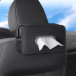 Multifunctional Car Tissue Holder with Storage Nets