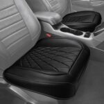 Leather Front Car Seat Covers, 2-Pack, Black