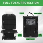 4-Piece Car Seat Protector and Organizer Set - Image 2