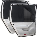 2-Piece Magnetic Car Window Shades, Full/Half Coverage