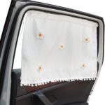 Kids Car Window Sun Shade Curtain, Cartoon Pattern