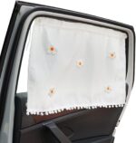 Kids Car Window Sun Shade Curtain, Cartoon Pattern