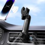 Magnetic Car Phone Mount, Rotating Air Vent Clip
