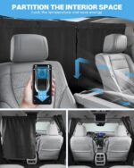 4-Piece Car Privacy Window Curtains, Light Blocking - Image 2
