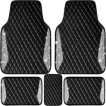 Crystal Rhinestone Glitter Car Floor Mats, Waterproof