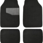 Universal Rubber Floor Mats Set, Anti-Slip Waterproof