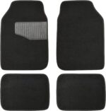 Universal Rubber Floor Mats Set, Anti-Slip Waterproof
