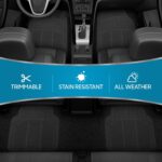 4-Piece All Weather Rubber Car Floor Mats - Image 2