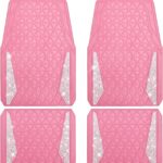 Diamond Rhinestone Rubber Car Floor Mats, Waterproof